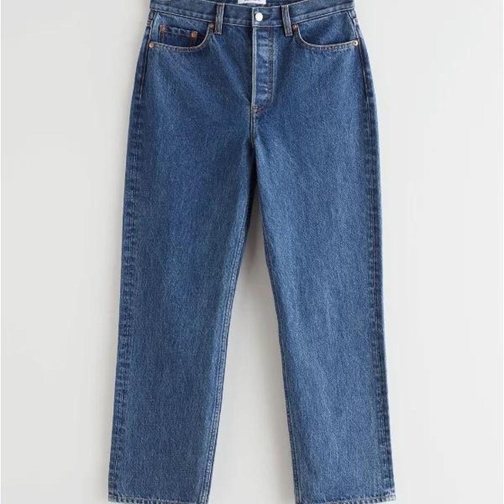 & other stories keeper cut cropped jeans